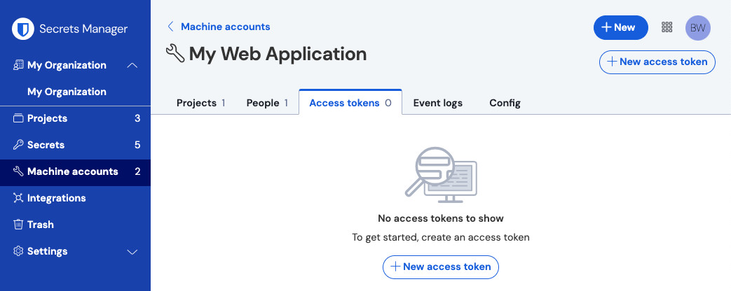 Create access token