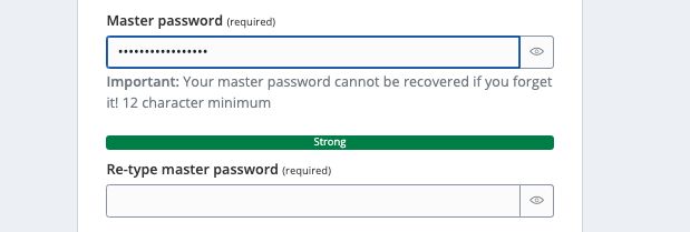 Password strength meter