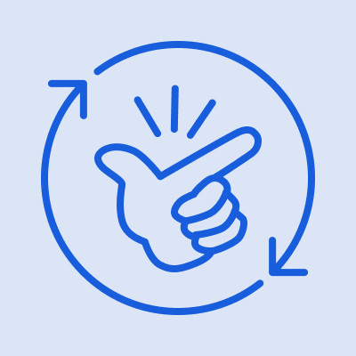 icon convenient blue