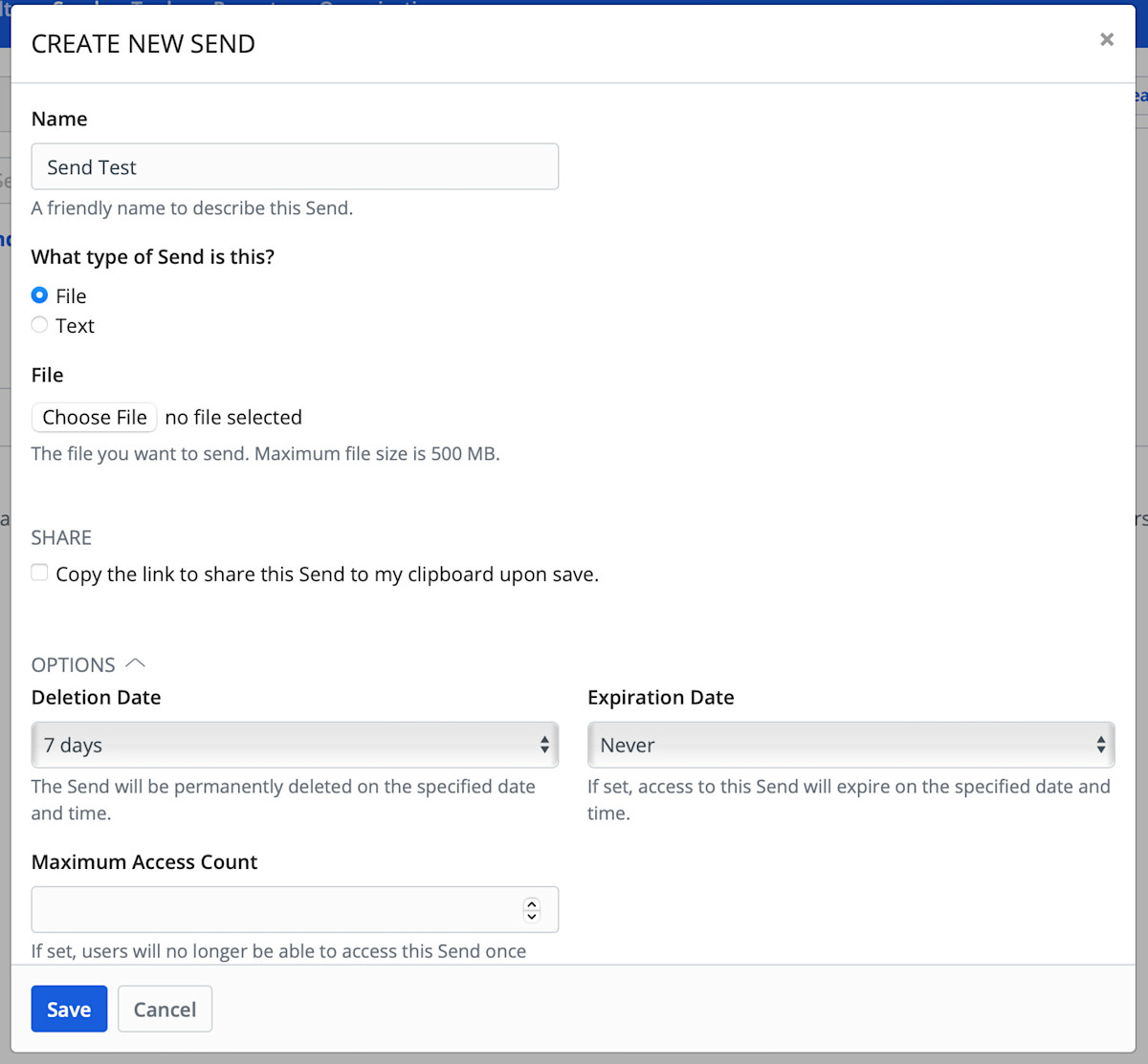 Bitwarden Web UI Figure 2 - Bitwarden Web UI Figure 2
