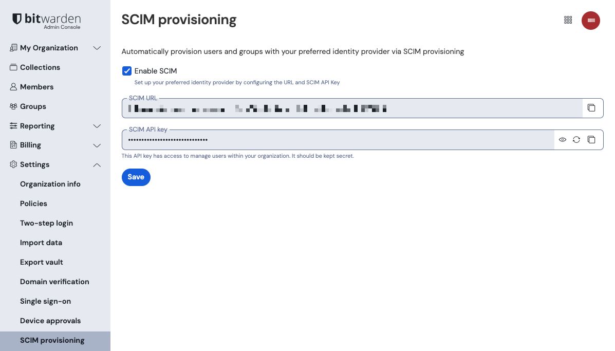 SCIM-voorziening