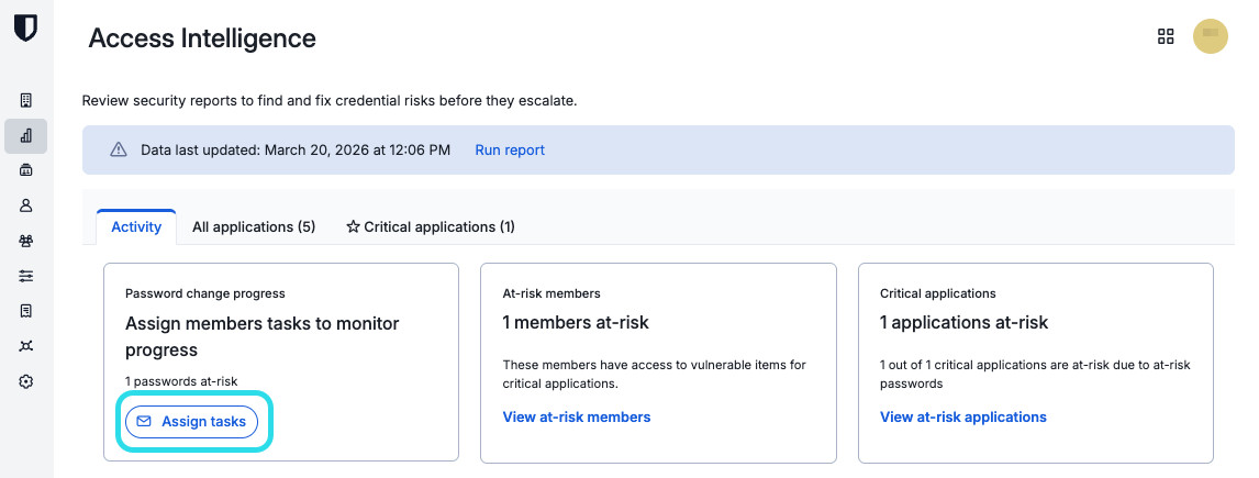 Request a password change