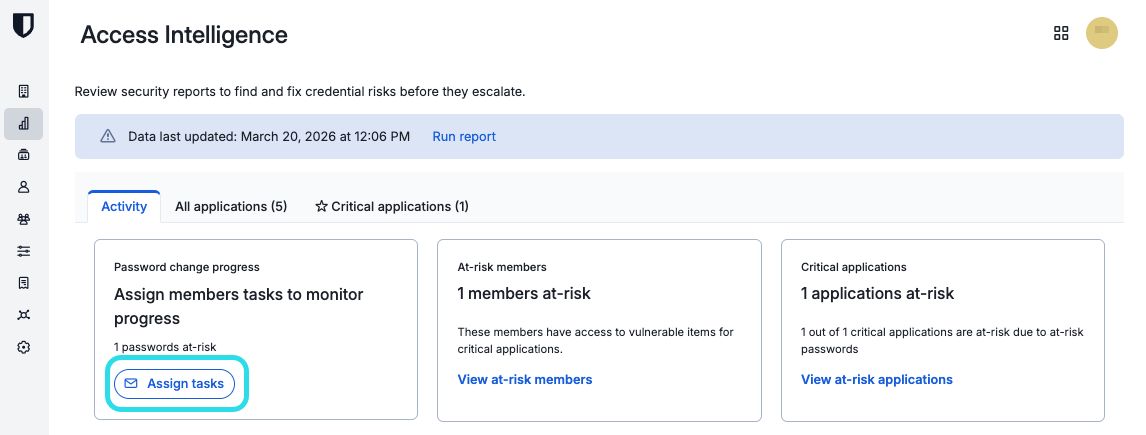 Request a password change
