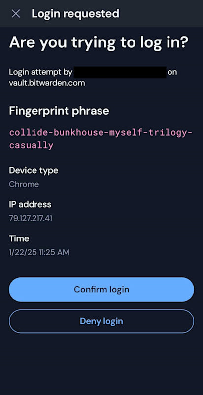 Die Benachrichtigung in der mobilen Android-App