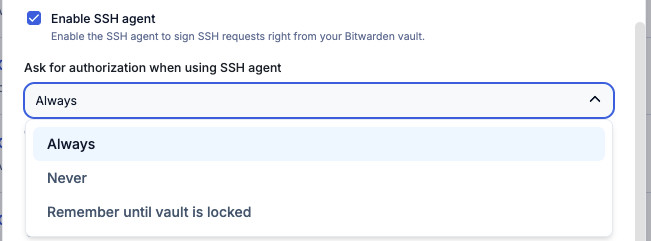 Aktivera SSH-lagring på stationär klient