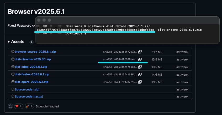 Compare a checksum