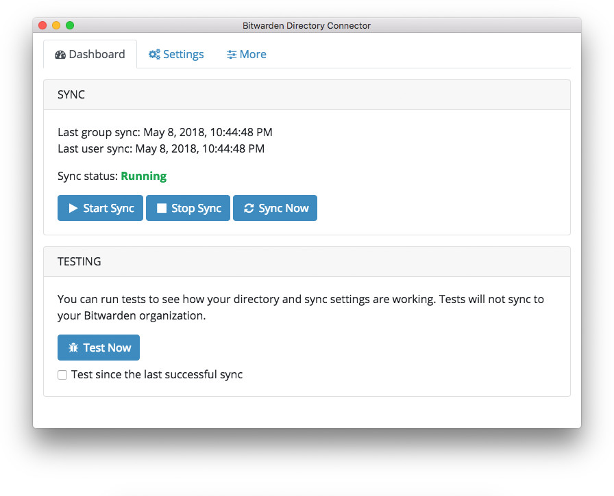 Directory Connector Desktop-App 