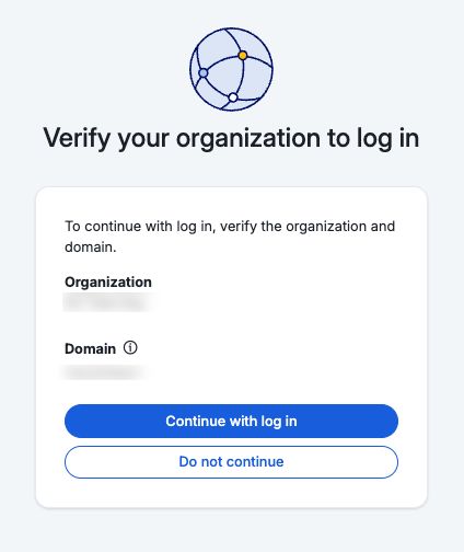 Verify organization Key Connector