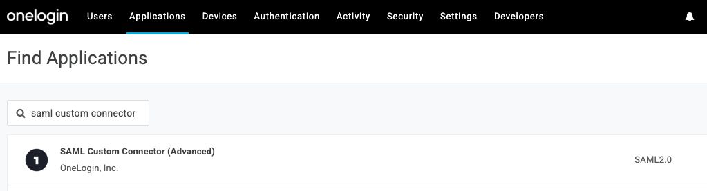 SAML Test Connector App