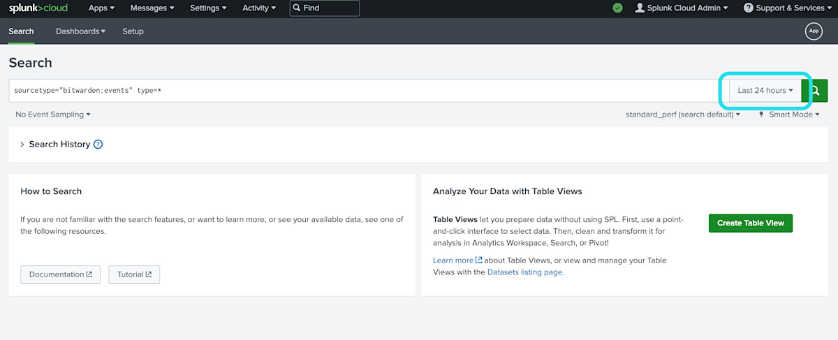 Splunk timeframe search